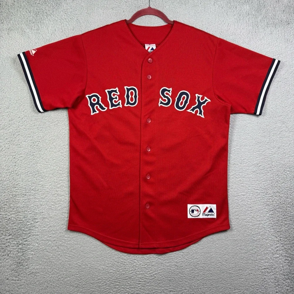 Vintage y2k Boston Red Sox Curt Schillin signed baseball Jersey - Picture 2 of 5
